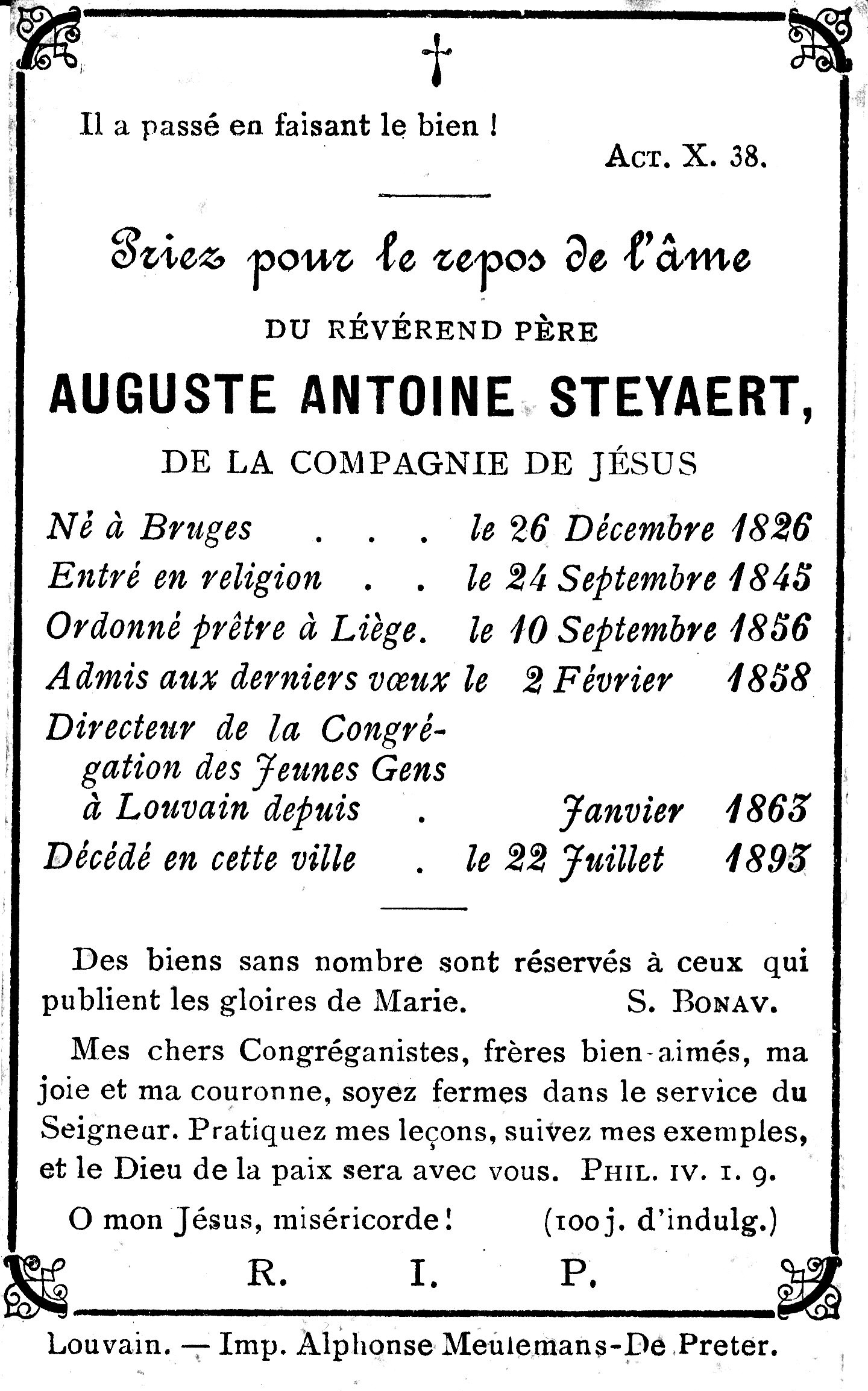 Steyaert Auguste Antoine