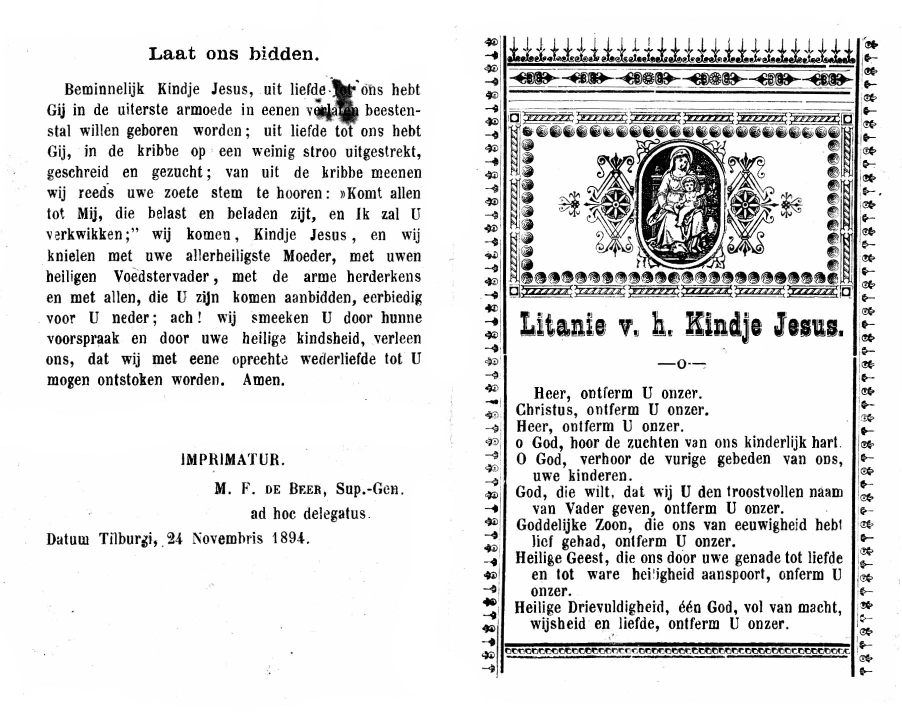 Litanies du Saint Enfant Jésus