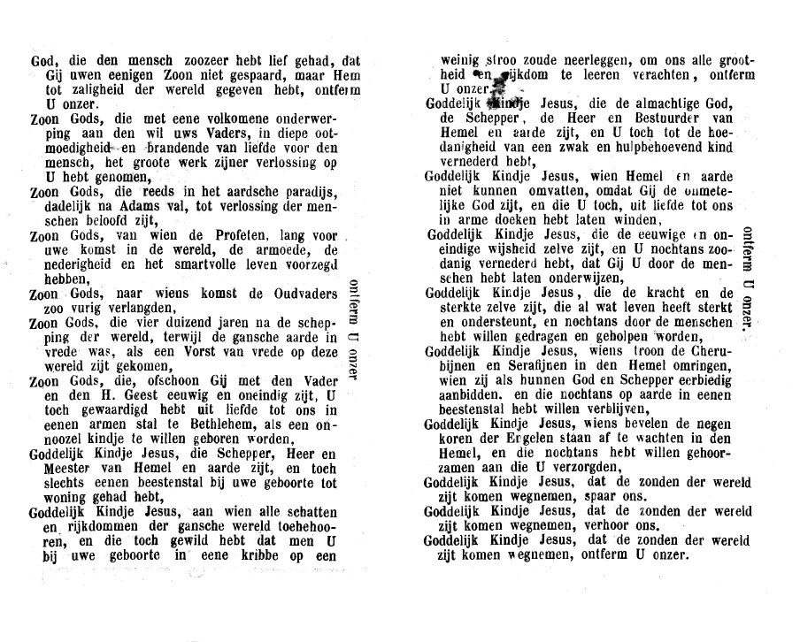 Litanies du Saint Enfant Jésus