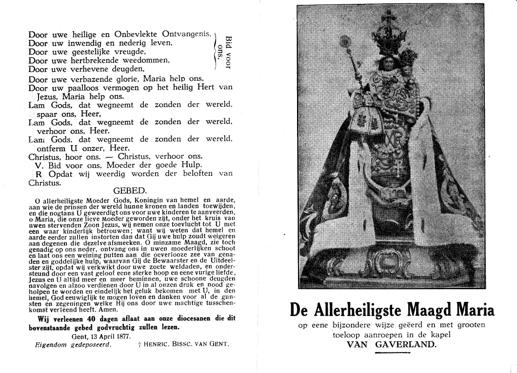 Litanie van de Allerheiligste Maagd Maria
