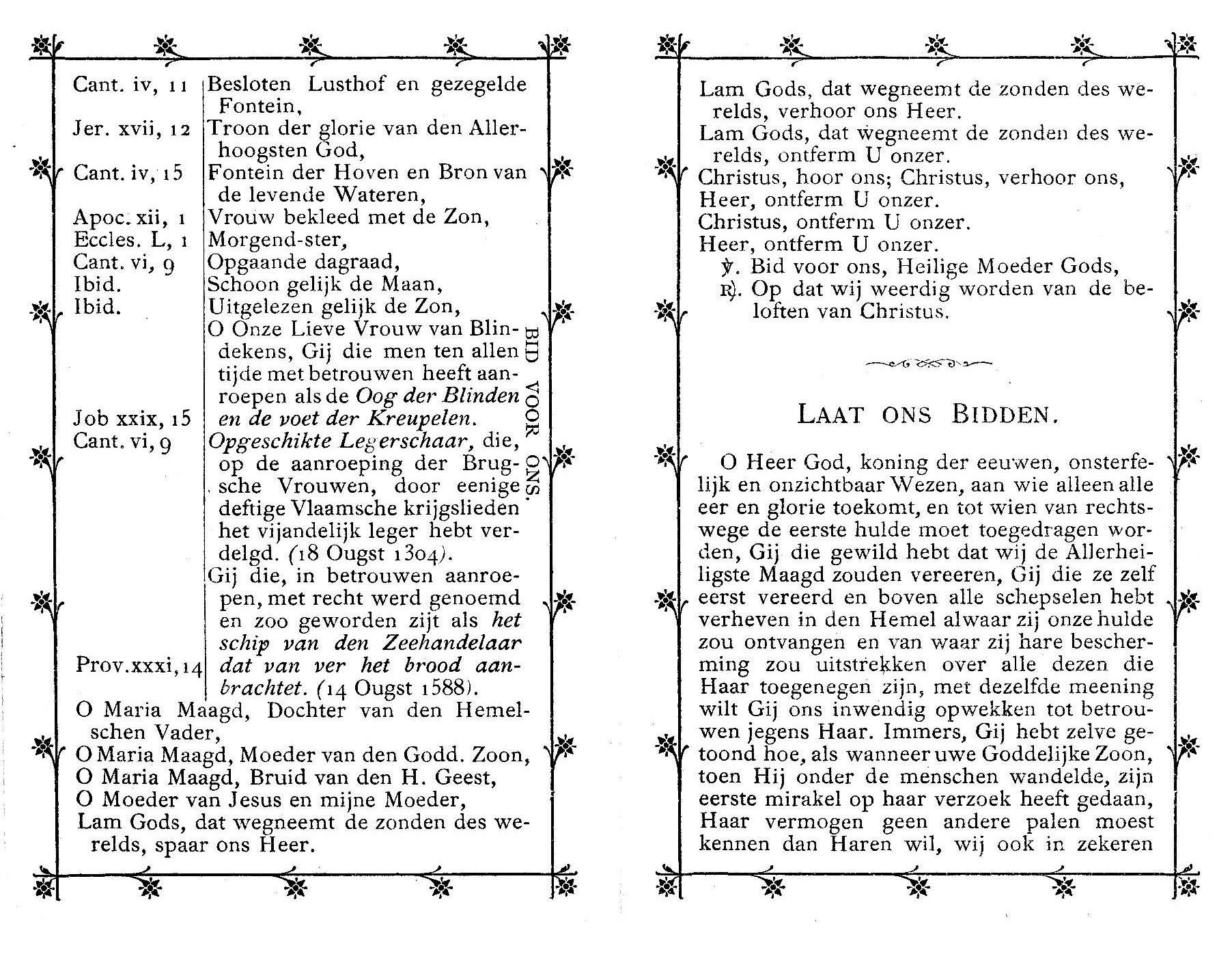 LI0186 Litanie van OLV van Blindekens1876 c
